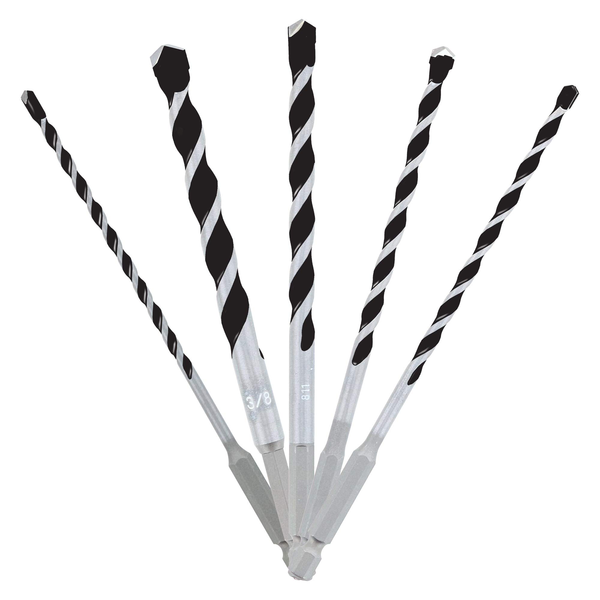 Freud Diablo by DMAMM1190-S5 5 pc Multi-Material Carbide Tipped Hammer Drill Bit Set (5-Piece)