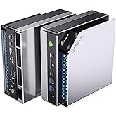 GMKtec EVO-X2 AI Mini PC Ryzen Al Max+ 395 (up to 5.1GHz) Mini Gaming Computers, 128GB LPDDR5X 8000MHz (16GB*8) 2TB PCIe 4.0 