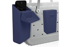 CAVEKING Phone Holder Compatible with Bogg Bag Accessories - Universal Size Also Compatible with Simply Southern Bag - Fully Closable Phone Case for Silicone Tote Bag - Water Resistant Wont Fall Out or Get Wet