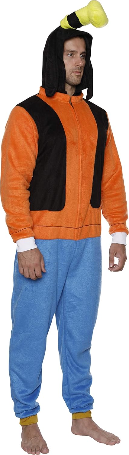 Disney Men's Goofy COS Play ONE Piece Pajama Union Suit at  Men’s Clothing store