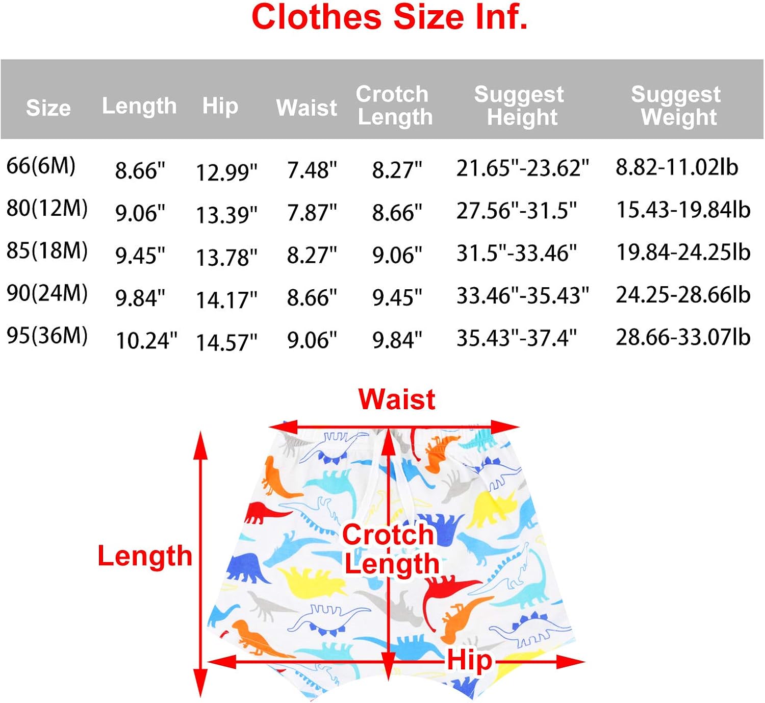 mini eggs Baby Boys/Girls Shorts 3 Pack Cotton Pull On Pants for Toddler Kids: Clothing