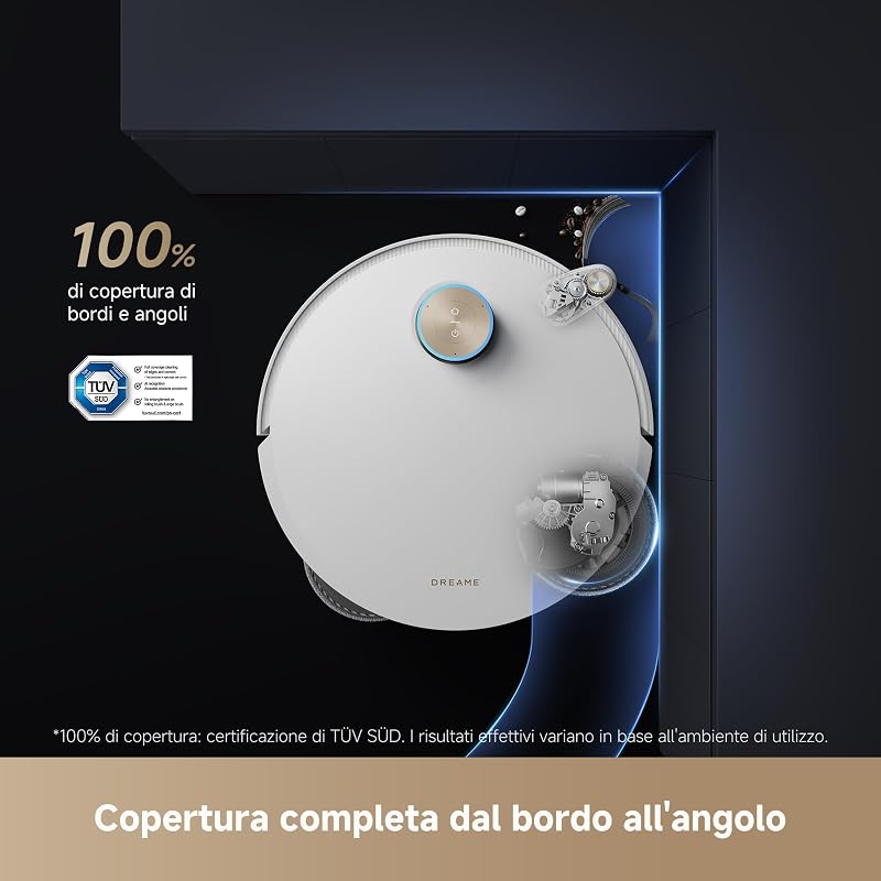 DREAME L50 Pro Ultra Robot Aspirapolvere Lavapavimenti 8,95 cm, 19.500 Pa
