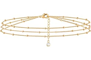 MEVECCO Bracelet for Women 14K Gold Plated Dainty Chain Simple Jewelry Cute Handmade Minimalist for Her