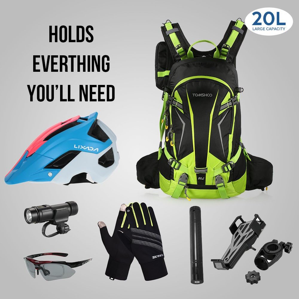 tomshoo 20l cycling backpack