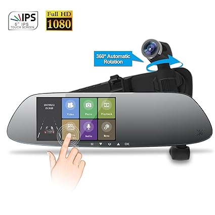 Spedal Dash Cam 1080P HD - Grabador panorámico para coche con ...