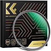 K&F CONCEPT 77mm Armor UV Filter, Explosion-Proof Ultraviolet Lens Protector, Scratch-Resistant Protection Filter with 28 Lay