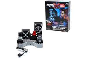 SpyX DIY Listener - Listen in On Secret Conversations! STEM Educational Science Kit to Make Your Own Real-Working Spy Listening Device. Do It Yourself Electronic Spy Toy Gadget