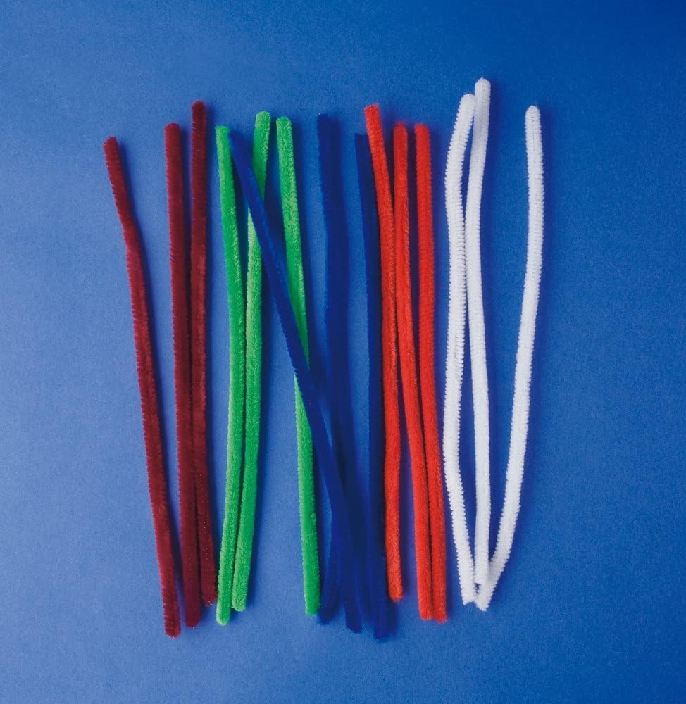 Playbox PBX2470238 2470238 Chenille's, Set of 100 Pieces, Length-1 cm, Diameter-30 cm, Multi Color