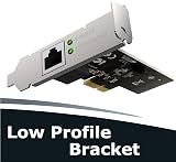 Akasa 2.5Gbps PCIe Network Card 10/100/1000/2500 Mbps RJ45 Ethernet Low Profile view 6