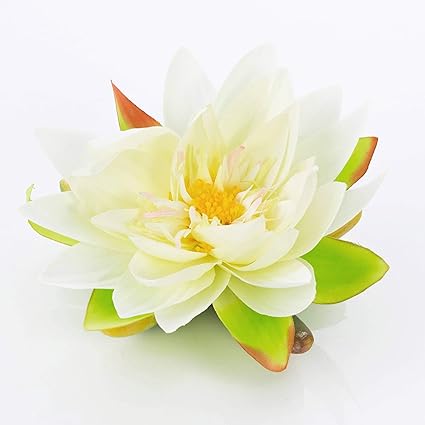Artplantsde Lot 3 X Nénuphar En Tissu Sanjana Flottant