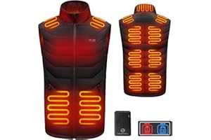 XINSONYUELL Heated Vest for Men Women: Electric Heating Vests with Battery Pack Included - Smart Warming Heat Clothing Winter