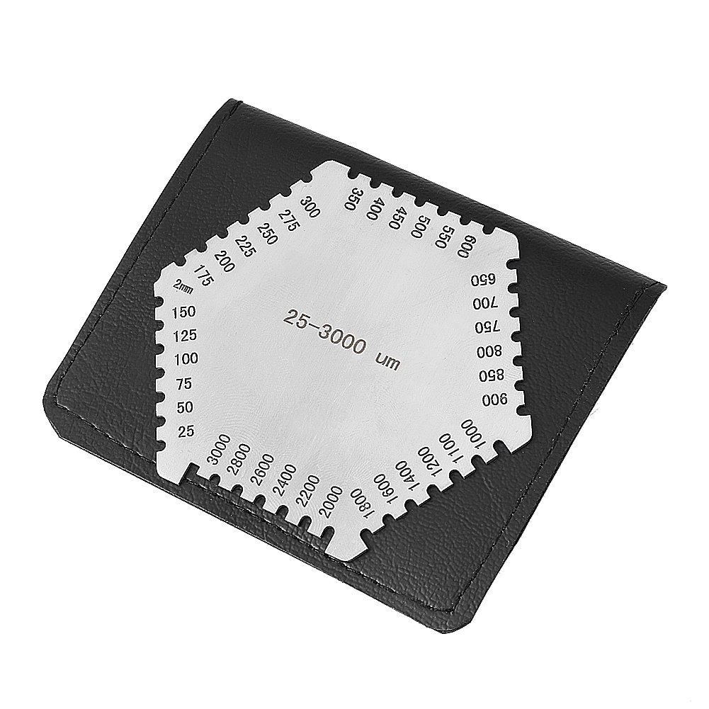 Stainless Steel (E112) Hexagon High Precision Wet Film Thickness Gauge