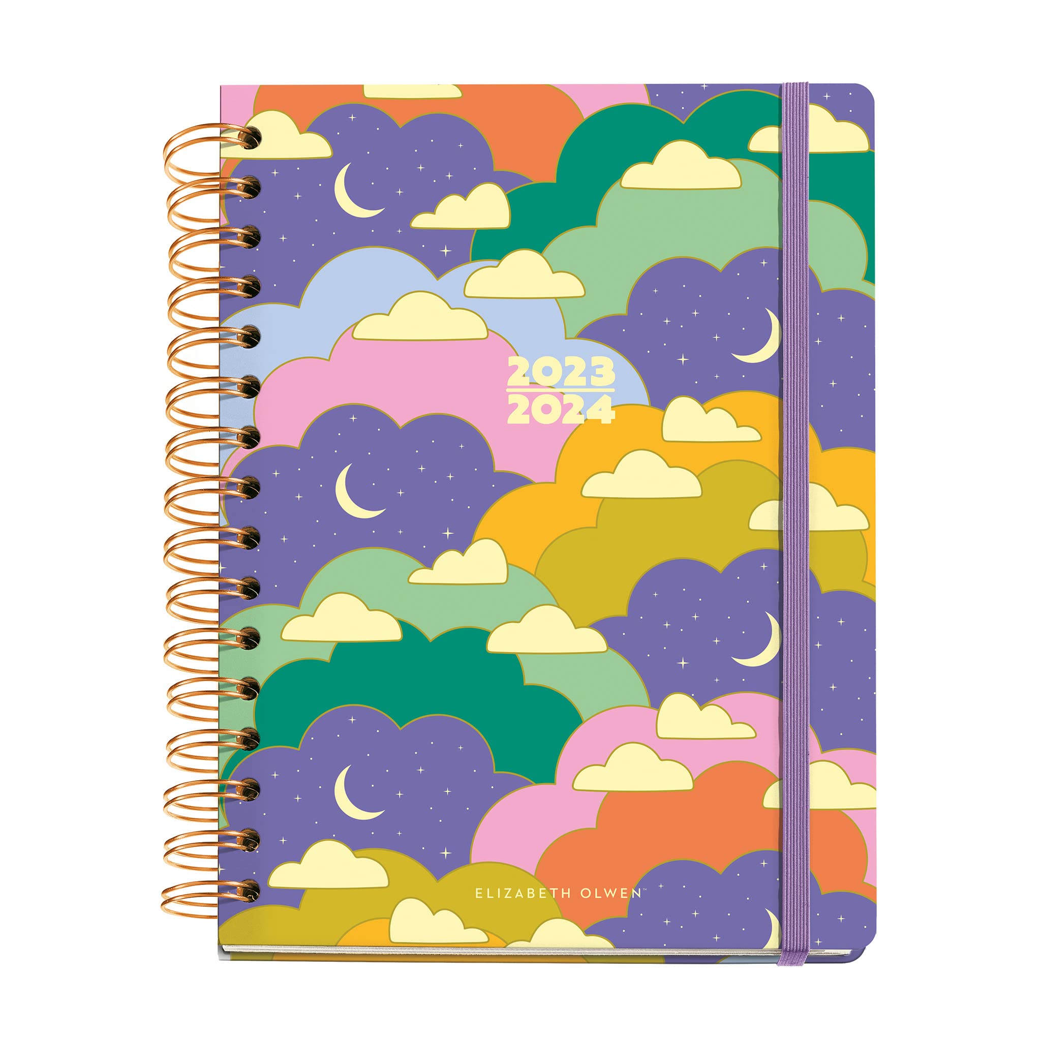 Miquelrius - Course Agenda 23-24, from September 2023 to August 2024, 12 Months, Size 15.5 x 21.3 cm, Day Page, Cloud, Multilingual: EN, SP, PT, IT, FR, DE