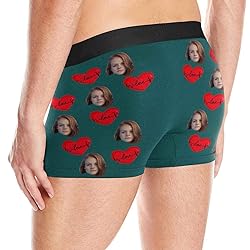 Custom Boxer Briefs, Personalized Funny Face