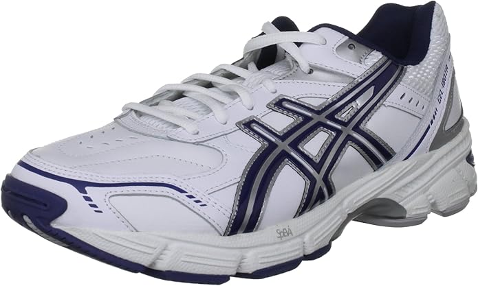 asics mens white running shoes