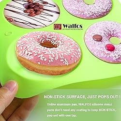 Walfos Full Size Silicone Donut Mold for Baking- 4
