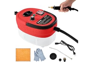 Kweetle 2500W Handheld Steam Cleaner, High Pressure Portable Cleaning Machine with 1.2L Large Capcity Water Tank and 3 Brushes, High Temperature Steamer for Home Use Kitchen Furniture Bathroom Car