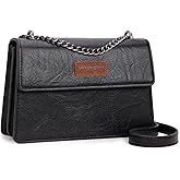 Wrangler Crossbody Purse for Women Shoulder Bag Vintage Wallets with Chain Strap