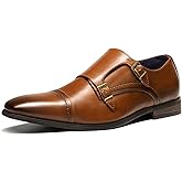Bruno Marc Men's Dress Loafer Shoes Monk Strap Slip On Loafers
