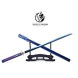 kingusodo Blue Ninja Sword, Handmade 1095 Manganese