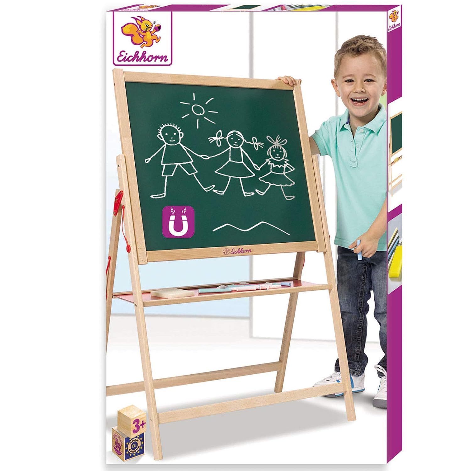 1118 Magnettafel Und Kreidetafel Mit Zubeh O R 56x87 Cm