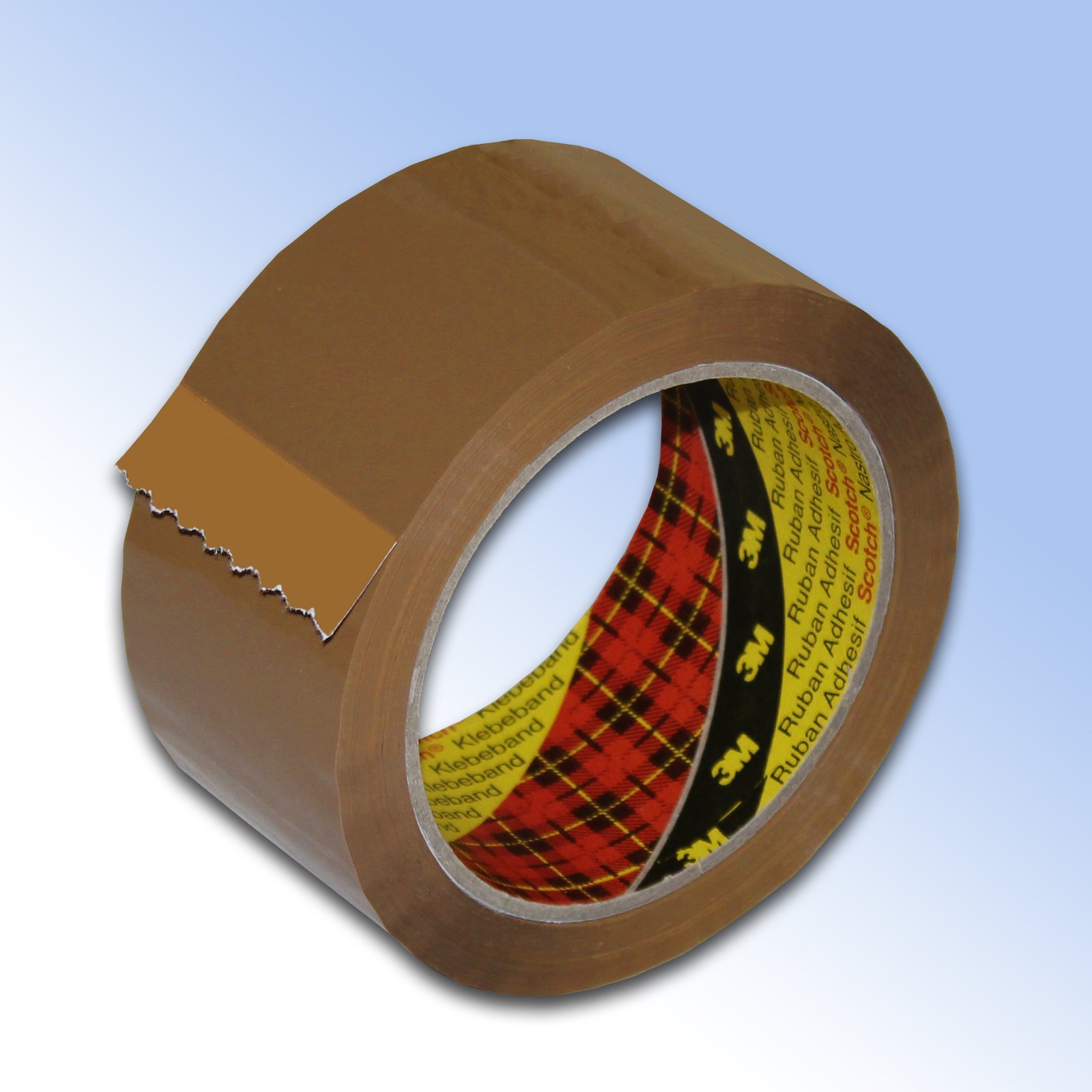 2 Rolls 3M Scotch Buff Packing Tape 48mm x 66m