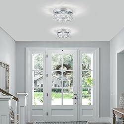 HOPGGIE Mini Crystal Chandelier LED Ceiling Light
