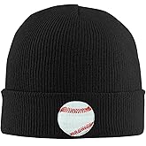 mutakin Dog Embroidery Beanie Hat Unisex Knit Cuffed Cap Women Men Gift