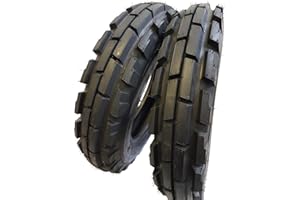 (2 TIRES + 2 TUBES) 6.00-16 ROAD CREW 8 PLY KNK33 Farm Tractor Tire 60016 6.00X16