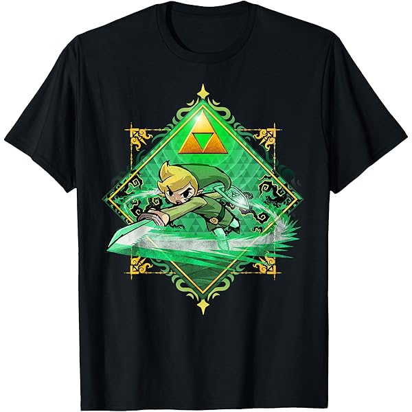 Amazon.com: Nintendo Zelda Wind Waker Link Photo-Real Ship Sail T