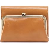HOBO Robin Compact Trifold Leather Wallet for Women, Vintage Design