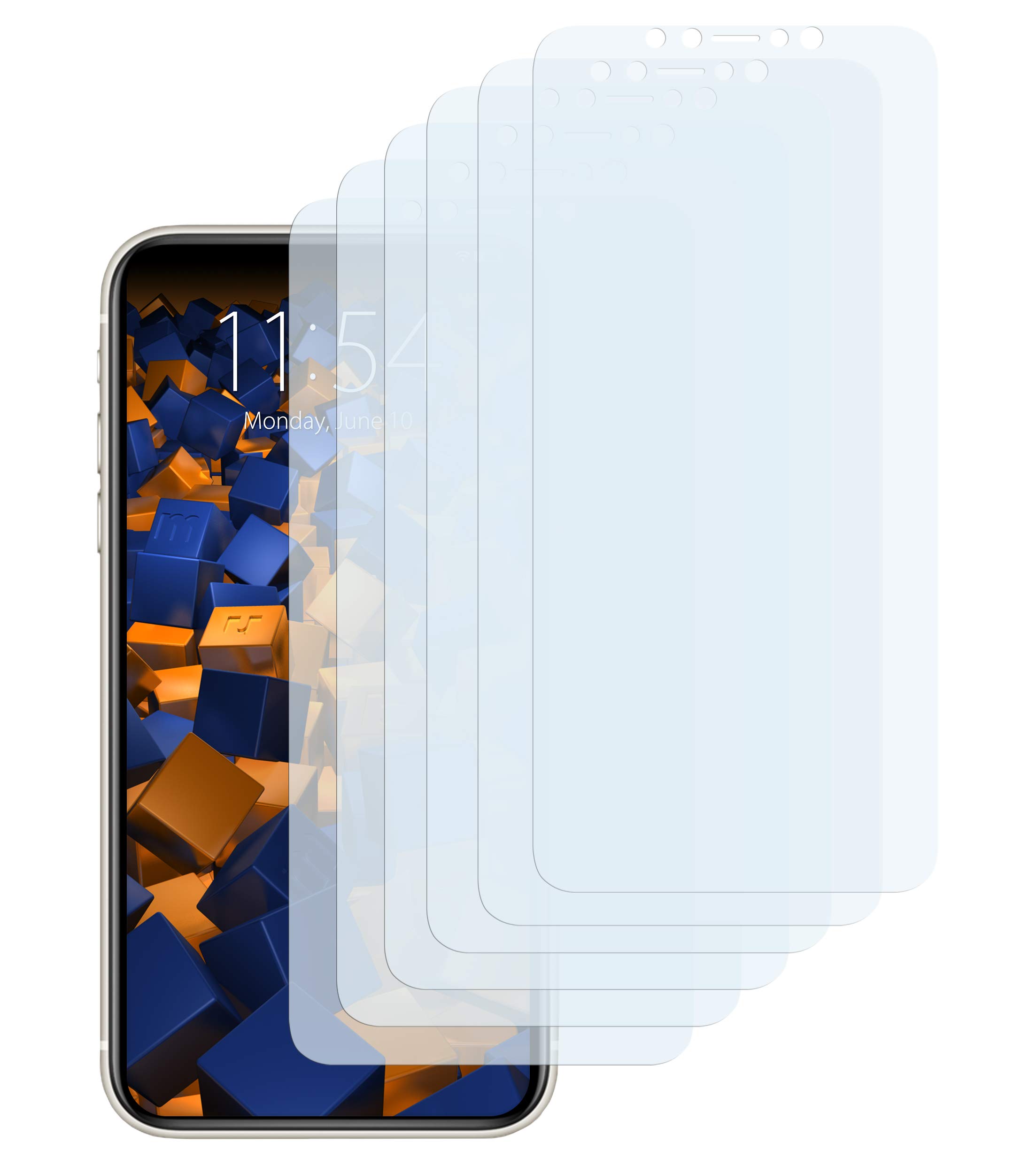 mumbi Screen Protector Compatible with iPhone 11 Clear Screen Protector (6x)