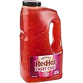 Frank's RedHot Sweet Chili Sauce, 0.5 gal - One Half Gallon Bulk Container of Sweet Chili Hot Sauce for Wings, Pizza, Sandwiches, Stir Fry, and More
