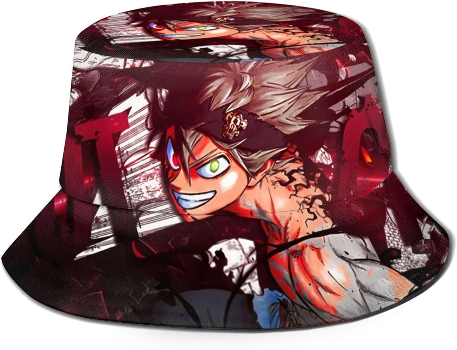 Black Clover Unisex Cap Outdoor Bucket Hat Fisherman Hat Travel Beach