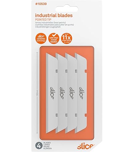 Slice 10538 Extra Long Industrial Blade, Advanced Ceramic, Ideal