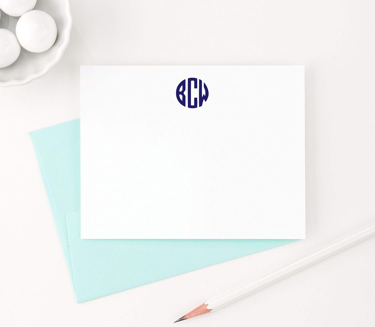 Monogrammed Stationary cards, Professional Monogram