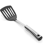 Cuisinart CTG-17-LTG Spatola Forata In Nylon – Antiaderente, Resistente Al Calore 215°C, Lavabile In Lavastoviglie, Argento/Oro - 2