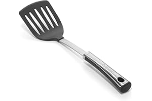 Cuisinart CTG-21-LT Slotted Turner, One Size, Black and Stainless Steel
