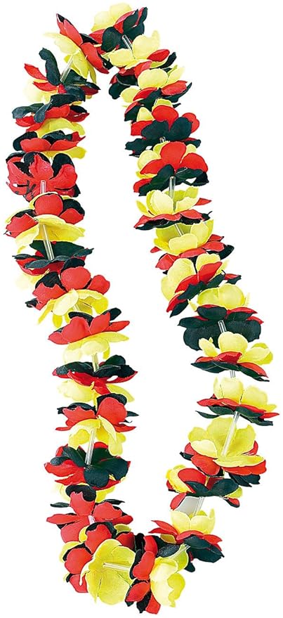 PEARL WM-Fan-Artikel: 4-tlg Hawaii-Fan-Set Deutschland: Kette, Stirnband & Armbänder (Fanartikel)
