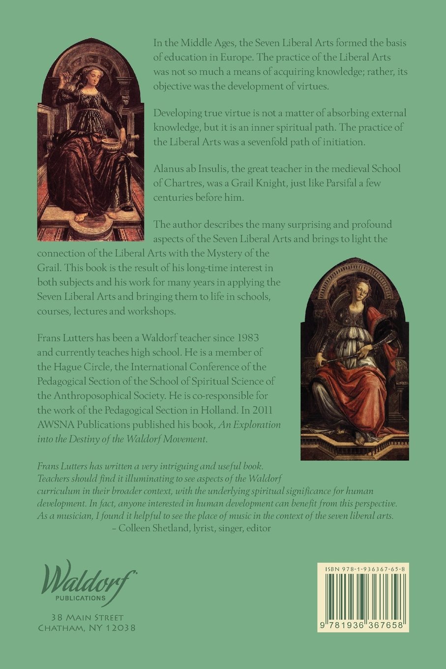 The Grail Mystery And The Seven Liberal Arts Frans Lutters - 