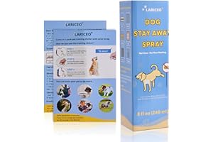 LARICEO Dog Stay Away Spray - 8 oz Secure Pet Spray - Dissuade Undesirable Peeing - Effective Dog Training Solution - Not Here Canine Spray