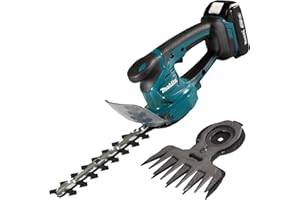 Makita 18V LXT Lithium-Ion Cordless 4 in. Grass Shear with Hedge Trimmer Attachment, Ergonomic Grip