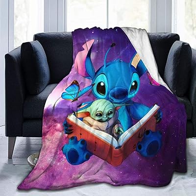 BOLDROLE Baby Yoda Stitch Reading Blanket Bed Sofa Panama Ubuy