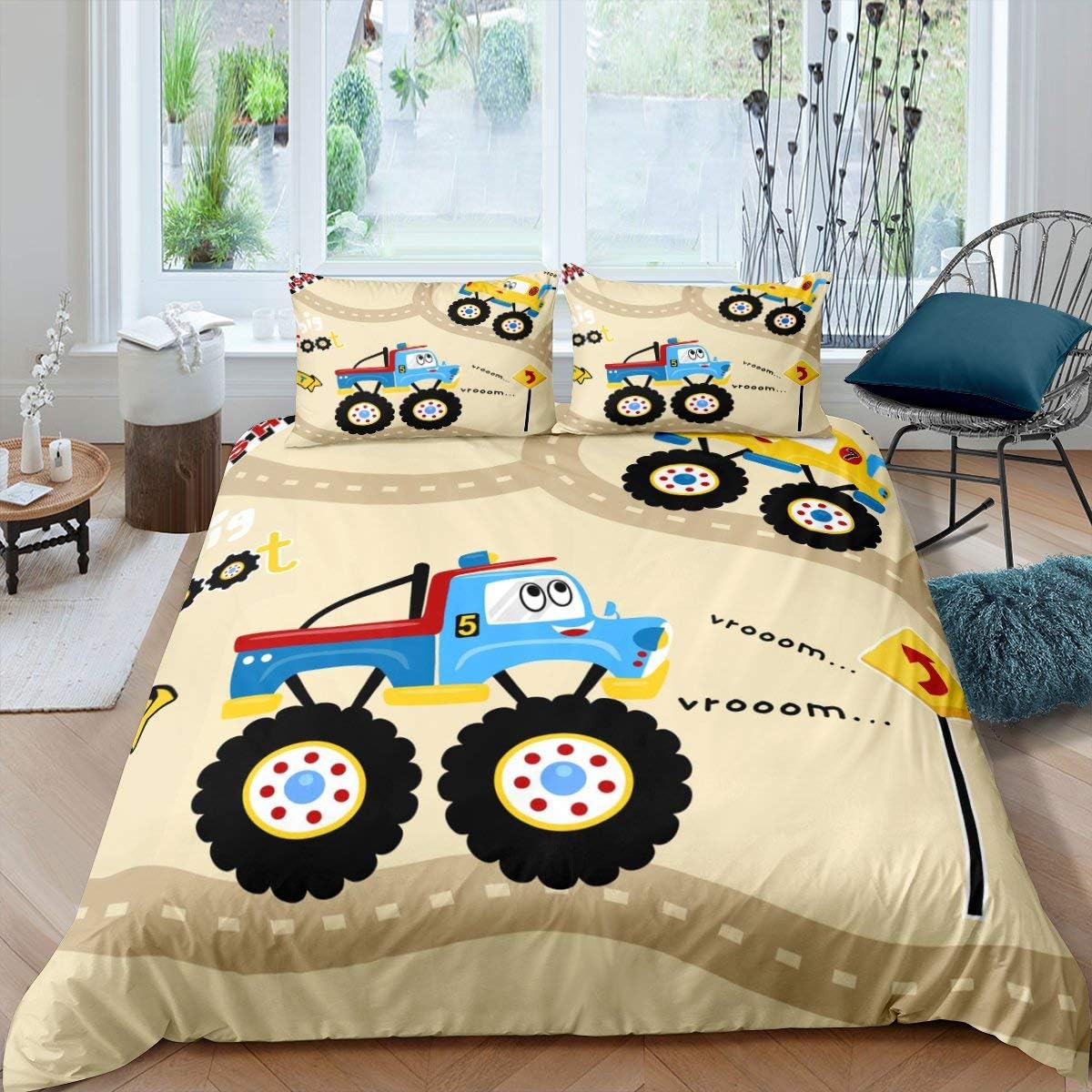 tractor comforter twin