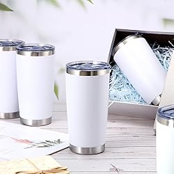 Sieral 36 Packs Stainless Steel Tumbler Bulk with