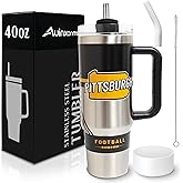 Auinxonms Tumblers 40oz Straight Skinny Car Cups Sports Travel Coffee Mug, Stainless Steel, Insulated,Classic Collection Gifts for Men Women Fans