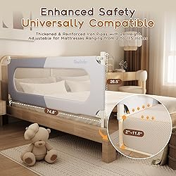 Newfinder Bed Rail for Toddlers - 74.8'' Toddler