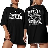 Steer Skull Western Shirts for Women Concert Outfits Oversized Tees Country Music Tshirt Vintage Graphic Tees