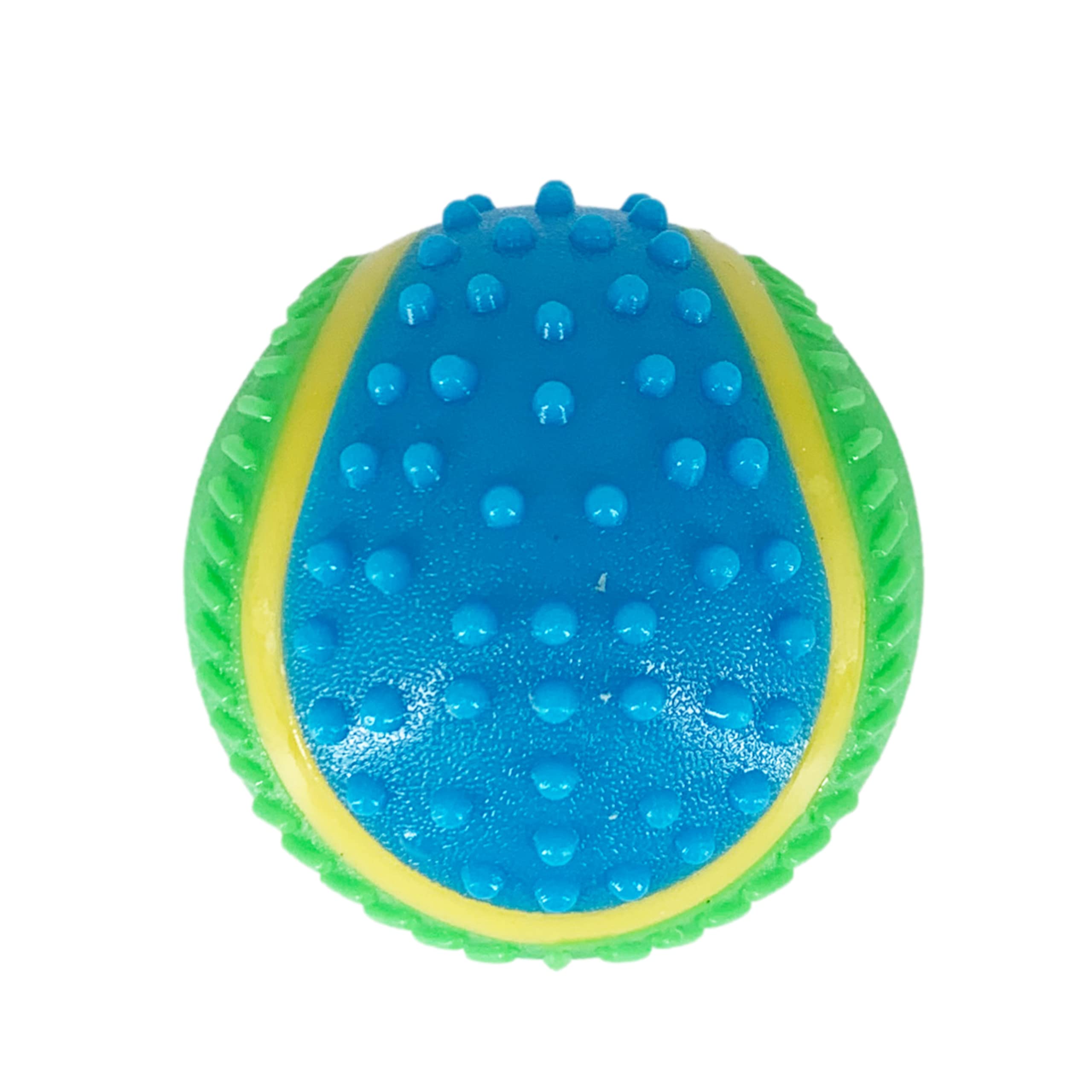 AVANZONA Dog Ball, 5 Senses Rubber Ball 6.5 CM, Squeaky Balls for Dogs, Sensory Ball of Sight, Hearing, Touch, Smell, Taste, Toys for Blind Dogs and Small Medium Dogs. Colour Random. — image 1