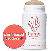 Hume Supernatural Aluminum Free Deodorant for Women & Men - Safe for Sensitive Skin - Probiotic, Plant-Based, Baking Soda Free, Aloe, & Cactus Flower, Anti Sweat, Stain & Odor – Wild Coral, 1-Pack
